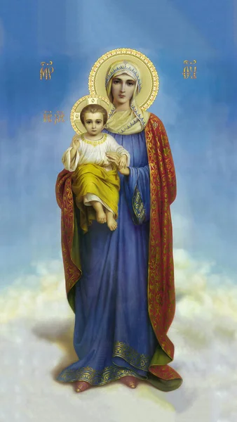 Ikona Matki Bożej — Zdjęcie stockowe