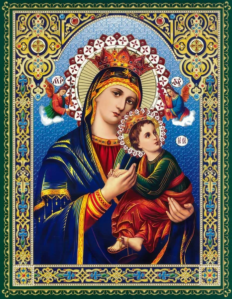 Ikona Matki Bożej Jest Namiętna — Zdjęcie stockowe