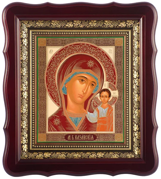 Icon Mother God Kazan — Stock Photo, Image
