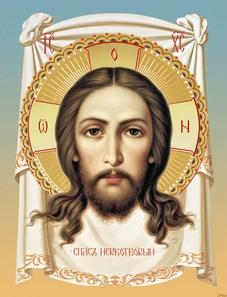 Icono Ortodoxo Jesucristo — Foto de Stock