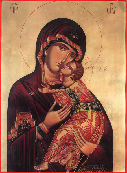 Orthodox icon of the Mother of God.