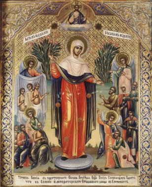 Tanrı 'nın Annesi' nin Ortodoks simgesi.