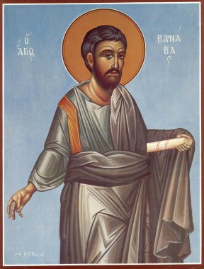 St. Barnabas 'ın Ortodoks simgesi.