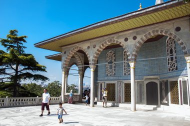 Üst Teras ve Bağdat Kiosk, Topkapı Sarayı, Istanbul, Türkiye
