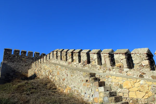 Walls of Bozcaada Castle (Tenedos Castle) — Stock Photo, Image