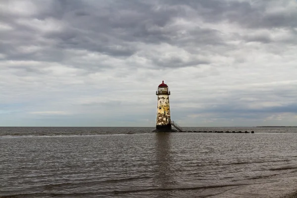Point of Ayr Lighthouse. — Stock Photo, Image