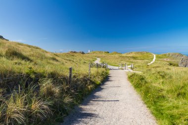 Path on Llanddwyn Island, Anglesey clipart