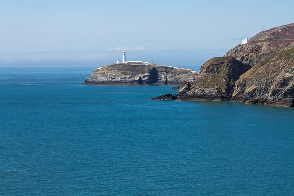 South Stack with lighthouse — Stock Photo, Image