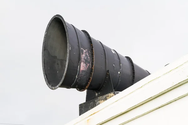 Viejo negro Foghorn — Foto de Stock