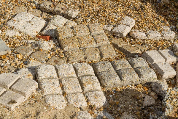 World War II Normandy Beach Hardening Mats — Stock Photo, Image