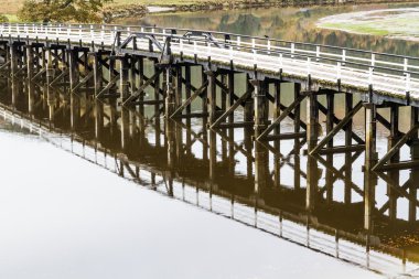 Penmaenpool toll Köprüsü, akşam