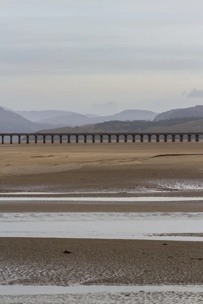 Estuário e viaduto de Mawddach — Fotografia de Stock