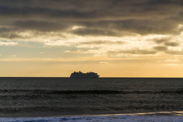 Bournemouth England Januari 2021 Cruiseschip Afgemeerd Bij Bournemouth Aan Baai — Stockfoto