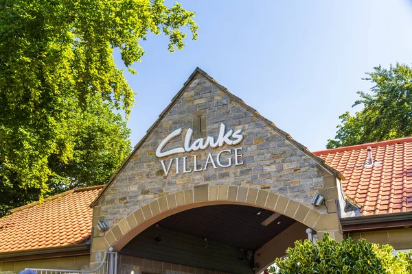 Street England July 2020 Entrance Sign Clarks Village Factory