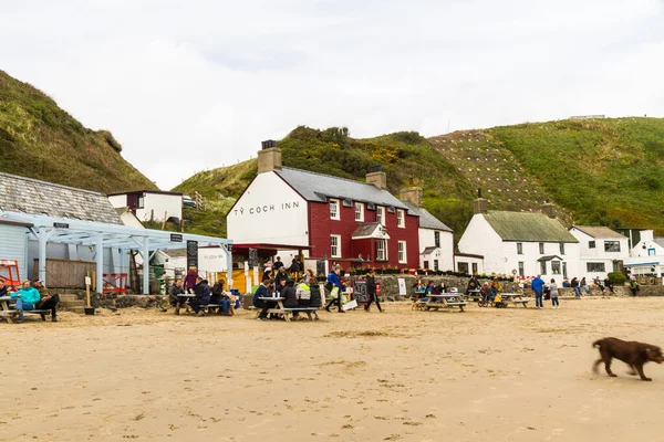 Porthdinllaen Wales May 2021 People Covid Pandemic Coch Inn Porthdinllaen — Stock Photo, Image