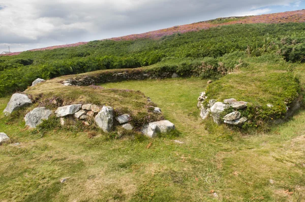 Ty Mawr Ancient Hut Circle on Holyhead, Anglesey — Stock Photo, Image