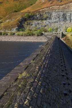 Top of Dam, Caban Coch reservoir clipart