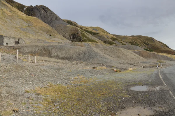 Zone minière désaffectée de plomb Cwmystwyth, Pays de Galles — Photo