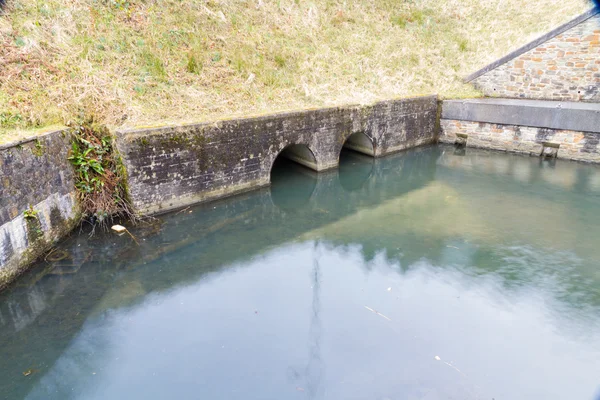 Neath Canal basin, Resolven. — Stock Photo, Image