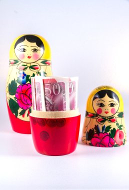 Elinde Rusya - 50 Euro banknot Rusya Avrupa para