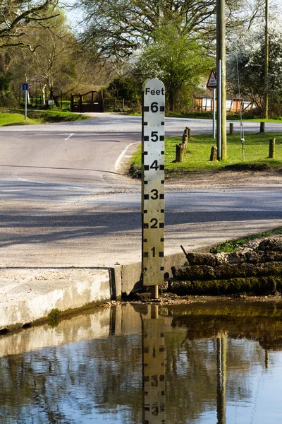 River level indicator — Stock Photo, Image