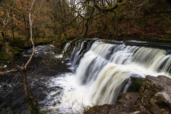 Sgwd y Pannwr waterfall. On the river Afon Mellte South Wales, U — Stock Photo, Image