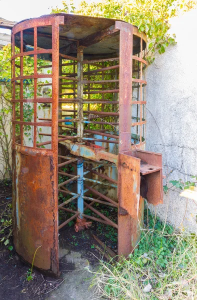 Old derelict disused coin operated turnstile. — Stock Photo, Image