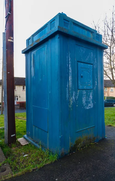 Polis genel arama kutusu, Newport Tardis takma. — Stok fotoğraf