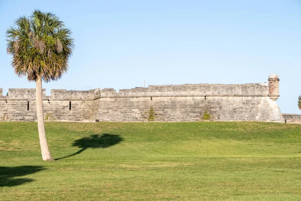 Velho Augustine Fort Walls — Fotografia de Stock