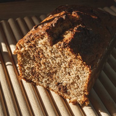 Muzlu ve çikolatalı ekmek.