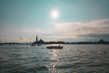 Venedik ve Göl 'deki Büyük Kanal' da