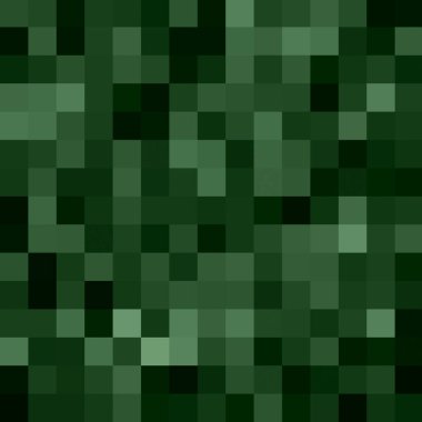 Yeşil soyut kare mozaiği yaratıcı projeler için zengin, dokulu bir arkaplan oluşturuyor.