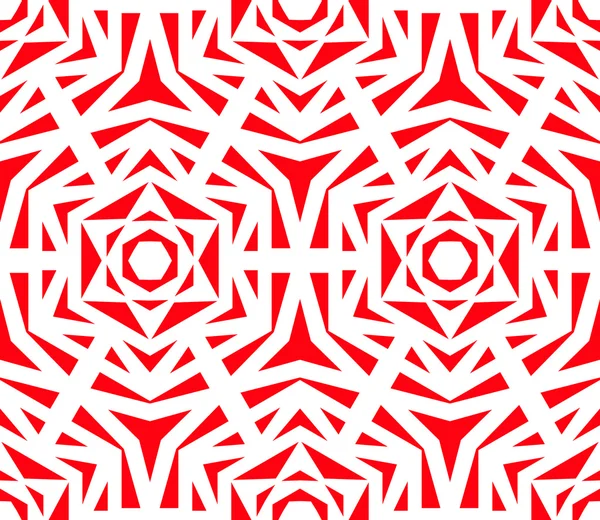 抽象的な赤いバラのパターン — ストックベクタ
