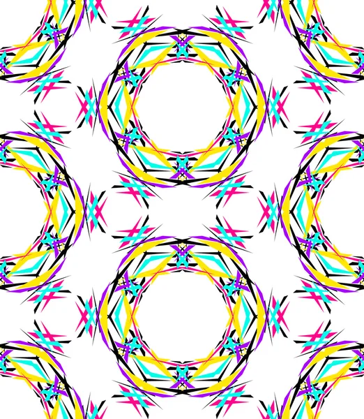 Padrão caleidoscópico redondo brilhante —  Vetores de Stock