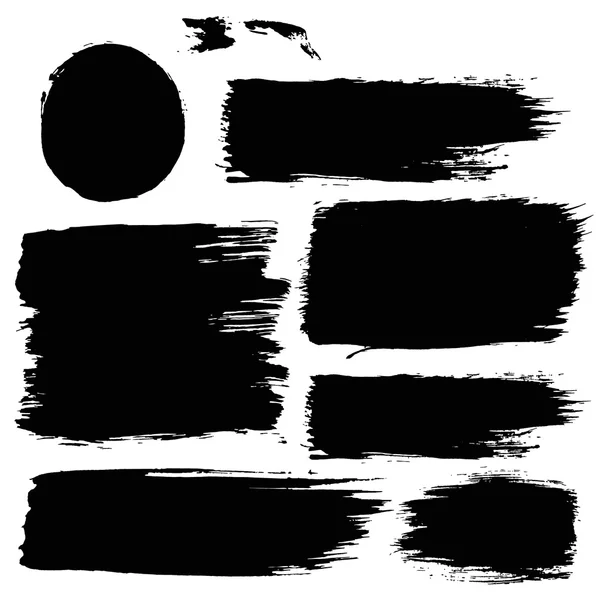 Διαφορετικό μαύρο σετ φόντα — Διανυσματικό Αρχείο