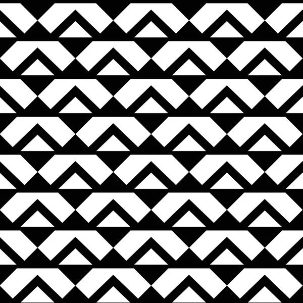 Abstract wit zwart driehoek patroon — Stockvector