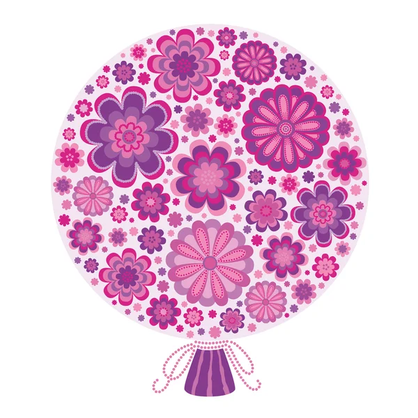 Ramo de flores lila — Archivo Imágenes Vectoriales