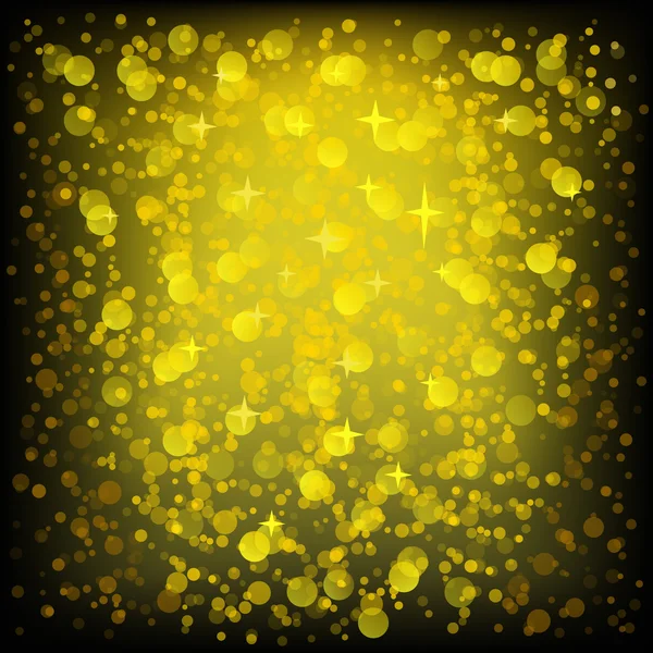 Goldener glitzernder Hintergrund — Stockvektor