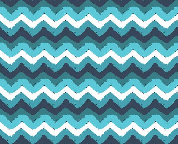 Mar pintado patrón Zigzag — Vector de stock