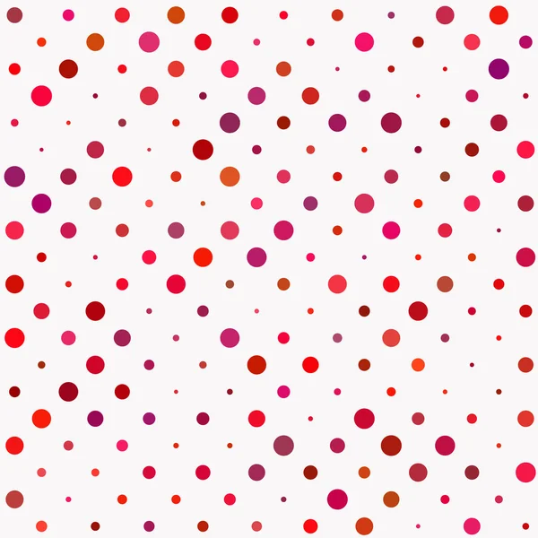 Röd prickiga mönster — Stock vektor