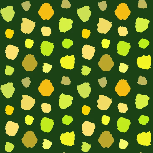Green Blots Pattern — Stock Vector