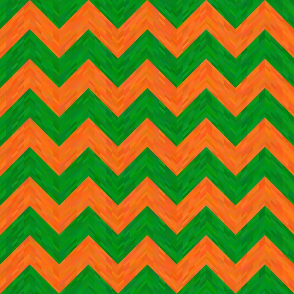 Grüne und orangefarbene Hippie-Muster — Stockvektor