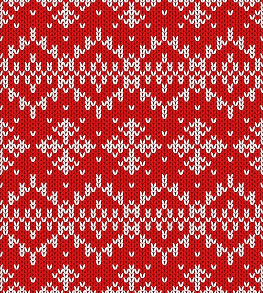 Vector Snowflakes Christmas Pattern — Stock Vector