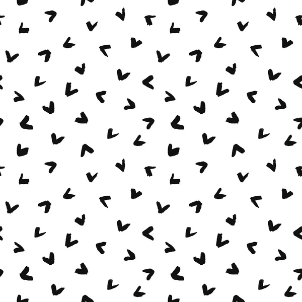 Abstrakt bemalte Vögel Muster — Stockvektor