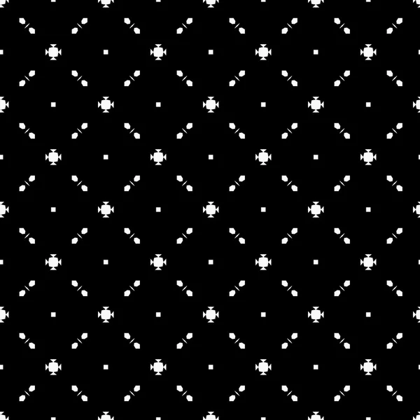精致的黑色和白色无缝模式 — 图库矢量图片