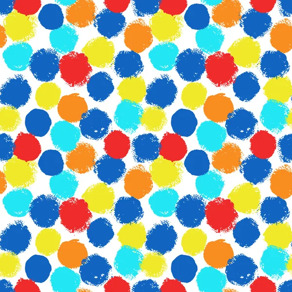 Fond peint vibrant de rondes — Image vectorielle