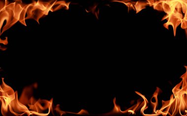 Yakın plan Ateş alevi soyut arkaplan