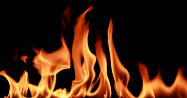 Yakın plan Ateş alevi soyut arkaplan