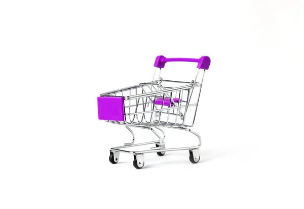 Concepto Compra Línea Con Símbolo Del Carrito Compras — Foto de Stock