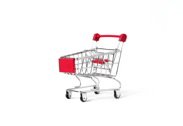Online Shopping Concept Met Winkelwagen Symbool — Stockfoto